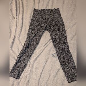 Athleta Black and White Patterned Leggings